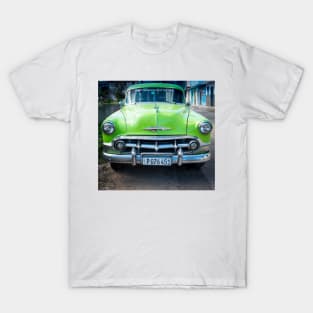 American car from the 50's in Havana, Cuba T-Shirt